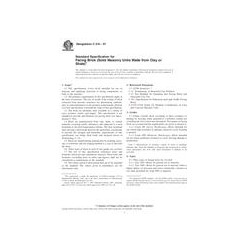 ASTM C216-07