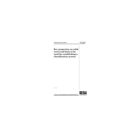 BS PD CEN/TR 15508:2006