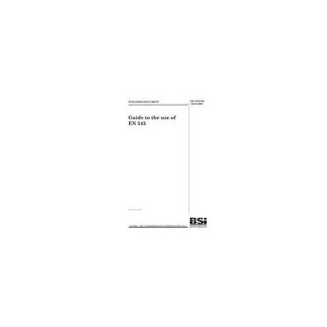 BS PD CEN/TR 15545:2006