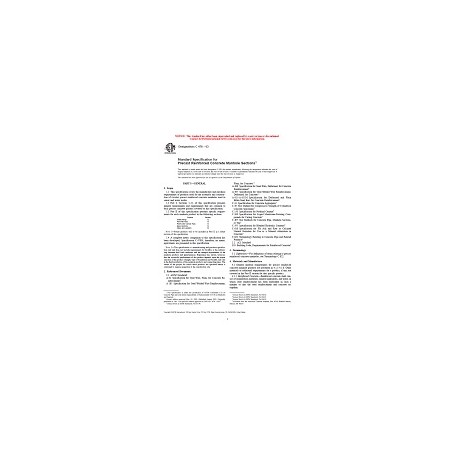 ASTM C478-03