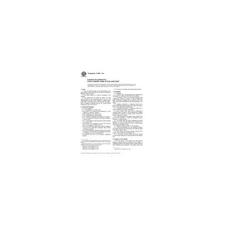 ASTM D5865-01a