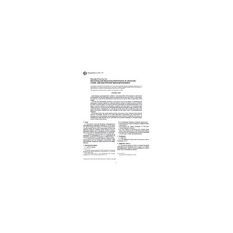 ASTM E275-01