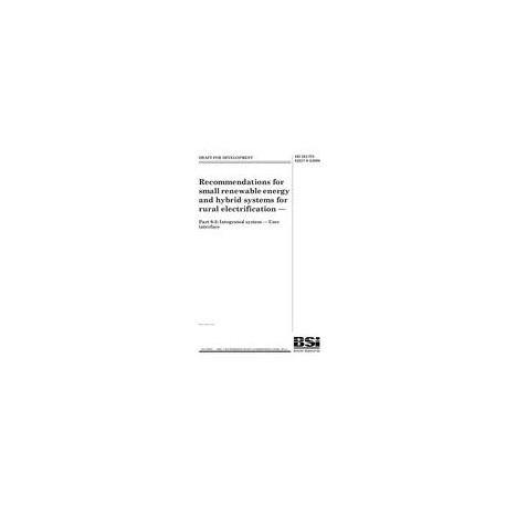 BS DD IEC/TS 62257-9-3:2006