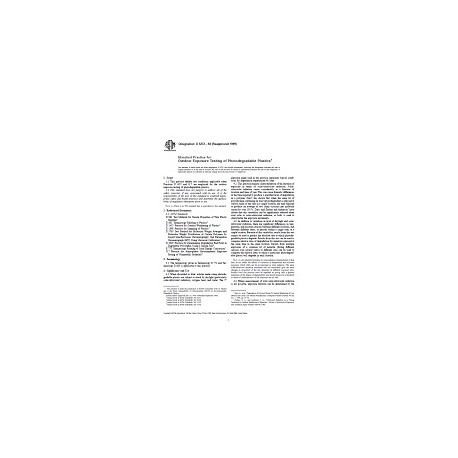ASTM D5272-92(1999)