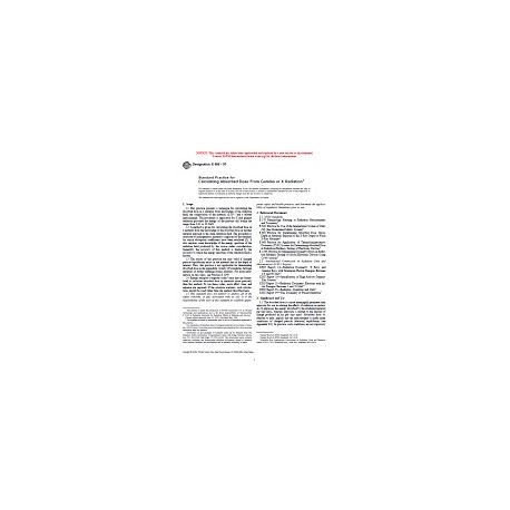 ASTM E666-97