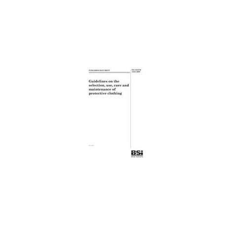 BS PD CEN/TR 15321:2006