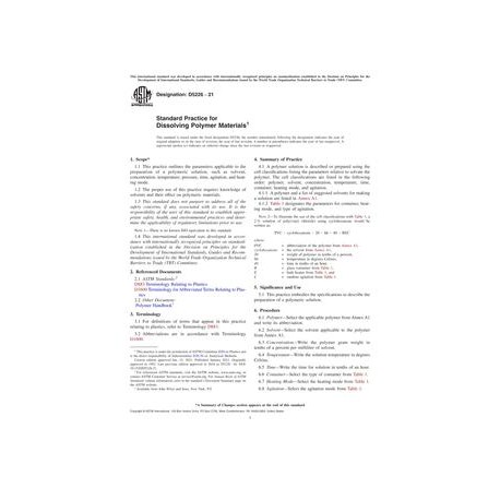 ASTM D5226-21