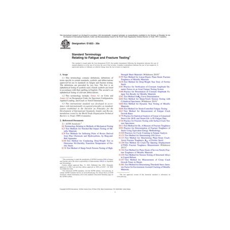 ASTM E1823-20a