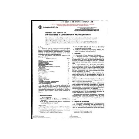 ASTM D257-91