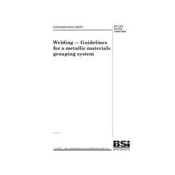 BS PD CEN ISO/TR 15608:2005