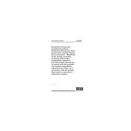 BS PD CEN/TR 15119:2005