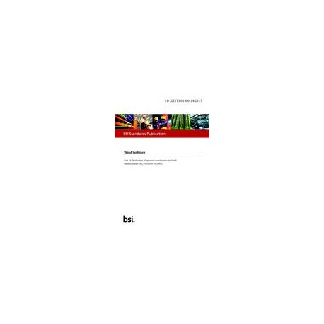 BS PD CLC/TS 61400-14:2017