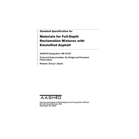 AASHTO MP 45-20