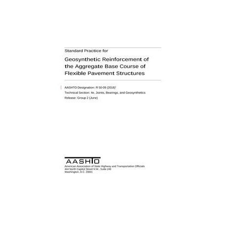 AASHTO R 50-09 (2018)