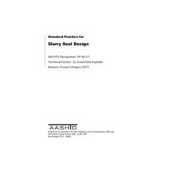 AASHTO PP 87-17 (2019)
