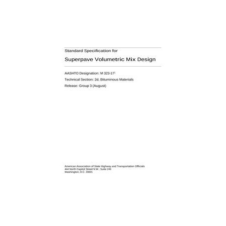AASHTO M 323-17