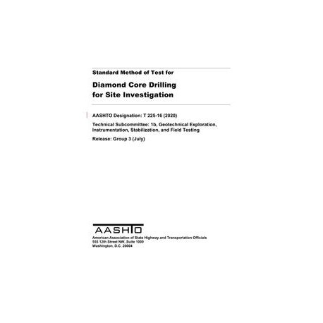 AASHTO T 225-16 (2020)