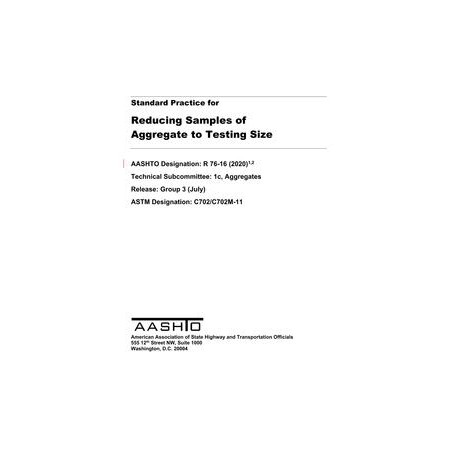 AASHTO R 76-16 (2020)