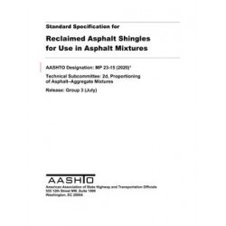 AASHTO MP 23-15 (2020)