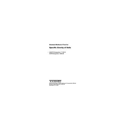 AASHTO T 100-15 (2019)