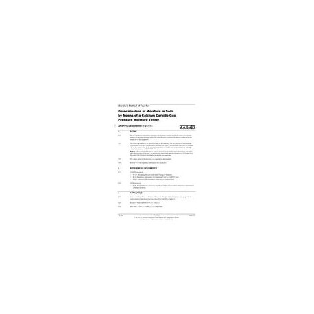 AASHTO T 217-13