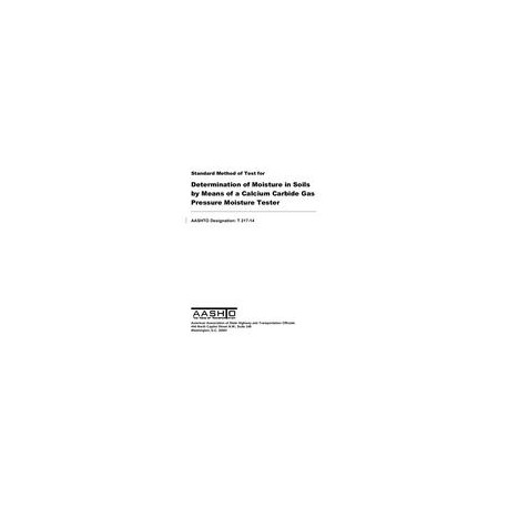 AASHTO T 217-14 (2018)