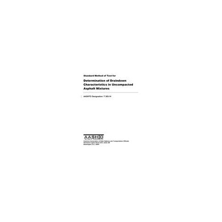 AASHTO T 305-14 (2018)