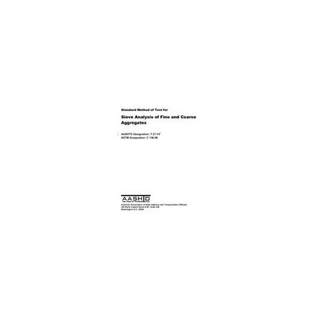 AASHTO T 27-14 (2018)
