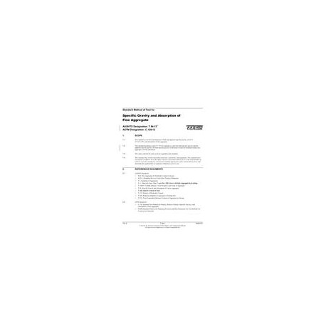AASHTO T 84-13 (2017)