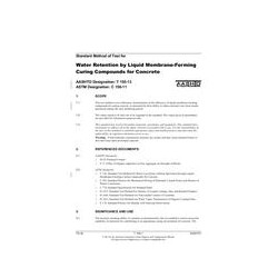 AASHTO T 155-13 (2017)