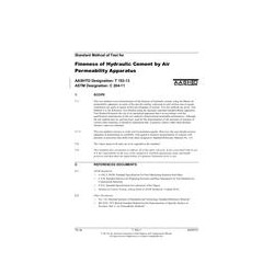 AASHTO T 153-13 (2017)