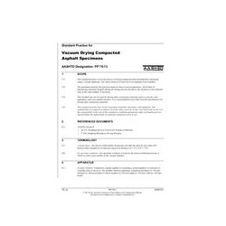 AASHTO PP 75-13 (2015)