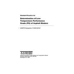 AASHTO R 49-09 (2018)