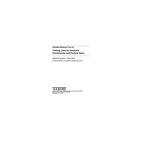 AASHTO T 219-87 (2018)