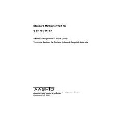 AASHTO T 273-86 (2018)