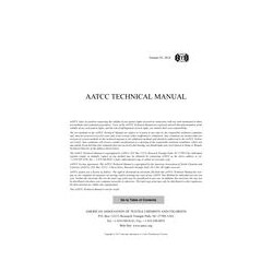 AATCC Technical Manual - 2018