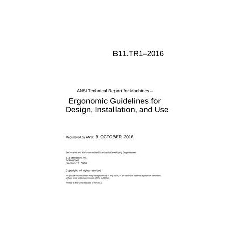 B11 B11.TR1-2016