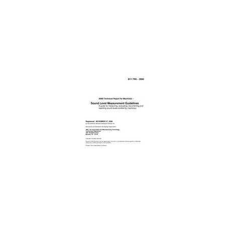 B11 B11.TR5:2006 (R2017)
