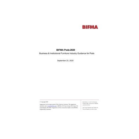 BIFMA Pods-2020