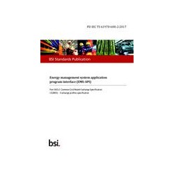 BS PD IEC/TS 61970-600-2:2017
