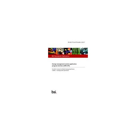 BS PD IEC/TS 61970-600-2:2017