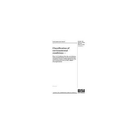 BS PD IEC/TR 60721-4-2:2002