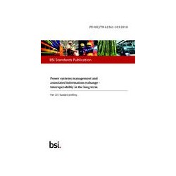BS PD IEC/TR 62361-103:2018