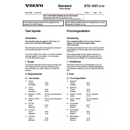 VOLVO STD 1027,6132 0