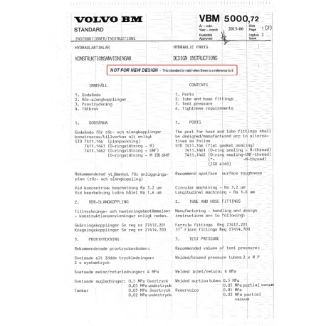 VOLVO STD 5000,72 0