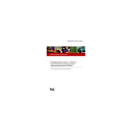 BS PD ISO/TS 21219-21:2018
