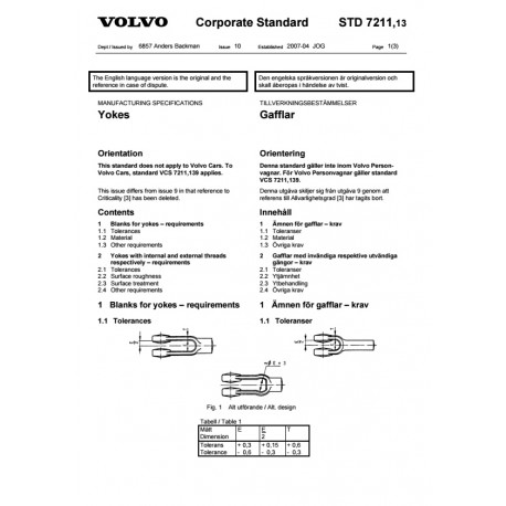 VOLVO STD 7211,13 0