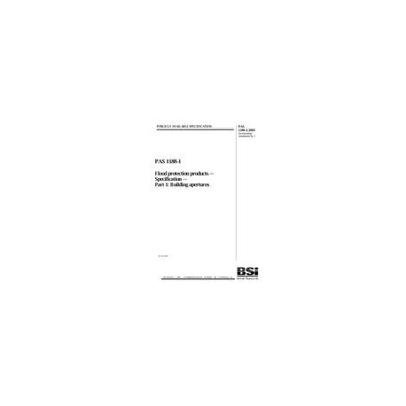 BS PAS 1188-1:2003