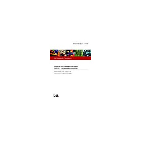 BS PD IEC/TR 61131-8:2017