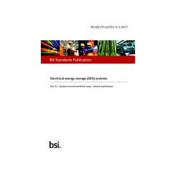 BS PD IEC/TS 62933-4-1:2017